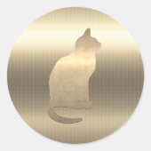 金ゴールドホリデイズヴィベ ラウンドシール (正面)