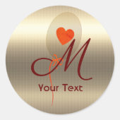 金ゴールドホリデイズヴィベ ラウンドシール (正面)