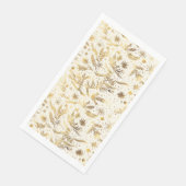 金ゴールドホリデークリスマスクロスナプキンス (コーナー)