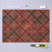 金ゴールドホリデークリスマスススススパークルダマエレガントスク 薄葉紙 (クラフト)