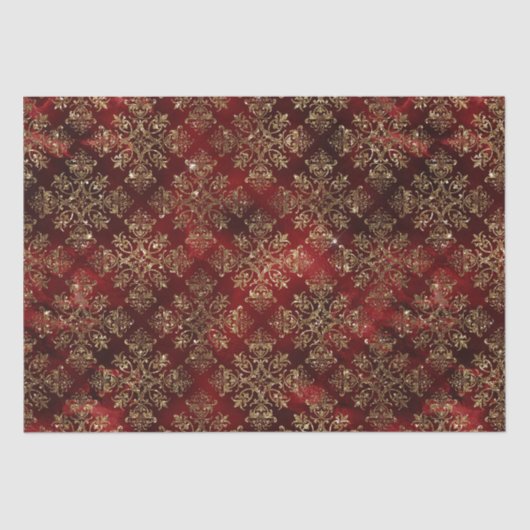 金ゴールドホリデークリスマスススススパークルダマエレガントスク 薄葉紙 (正面)