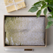 金ゴールドホリデークリスマスツリーティッシュペーパー 薄葉紙 (ギフト)