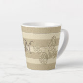 金ゴールドホリデーシーズンヴィベ カフェラテマグ (右アングル)