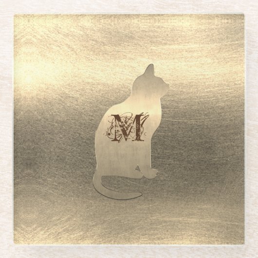 金ゴールドホリデーシーズンヴィベ ガラスコースター (正面)