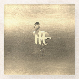 金ゴールドホリデーシーズンヴィベ ガラスコースター