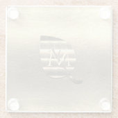 金ゴールドホリデーシーズンヴィベ ガラスコースター (裏面)