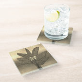 金ゴールドホリデーシーズンヴィベ ガラスコースター (アングル)