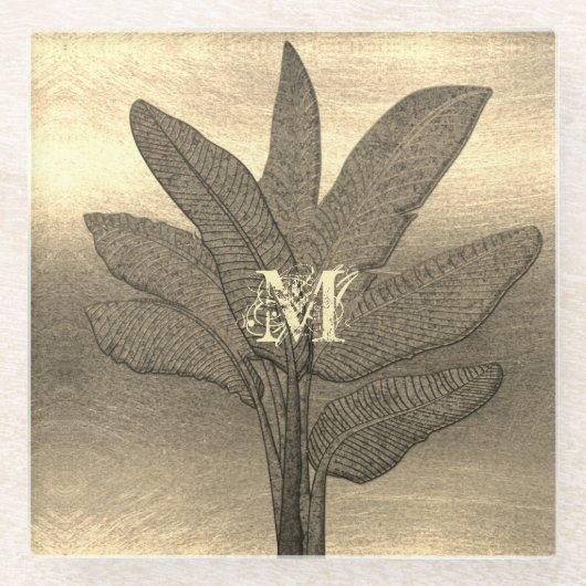 金ゴールドホリデーシーズンヴィベ ガラスコースター (正面)