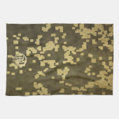 金ゴールドホリデーシーズンヴィベ キッチンタオル (横)