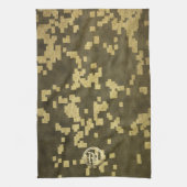 金ゴールドホリデーシーズンヴィベ キッチンタオル (縦)