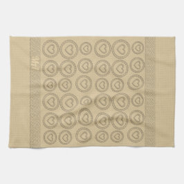 金ゴールドホリデーシーズンヴィベ キッチンタオル