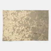 金ゴールドホリデーシーズンヴィベ キッチンタオル (横)