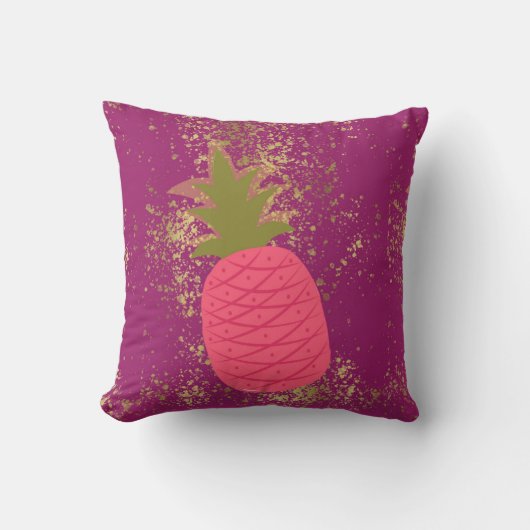 金ゴールドホリデーシーズンヴィベ クッション (正面)