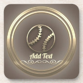 金ゴールドホリデーシーズンヴィベ コースター (正面)