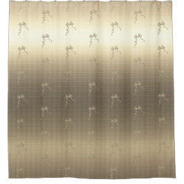 金ゴールドホリデーシーズンヴィベ シャワーカーテン