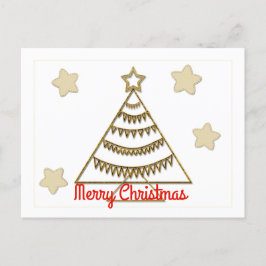 金ゴールドホリデーシーズンヴィベ シーズンポストカード