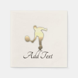 金ゴールドホリデーシーズンヴィベ スタンダードカクテルナプキン