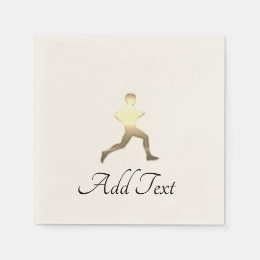 金ゴールドホリデーシーズンヴィベ スタンダードカクテルナプキン (正面)