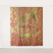 金ゴールドホリデーシーズンヴィベ タペストリー (正面)