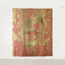 金ゴールドホリデーシーズンヴィベ タペストリー