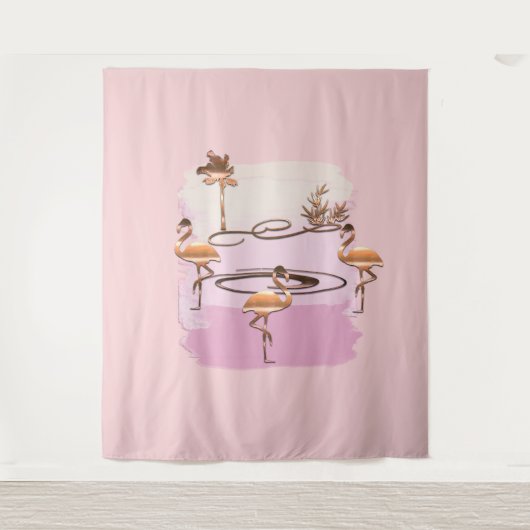 金ゴールドホリデーシーズンヴィベ タペストリー (正面)