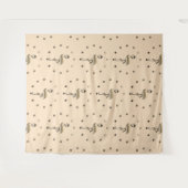 金ゴールドホリデーシーズンヴィベ タペストリー (正面(横))