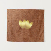 金ゴールドホリデーシーズンヴィベ タペストリー (正面(横))