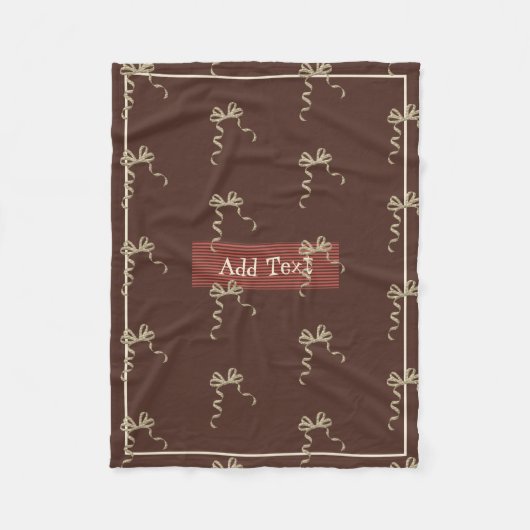 金ゴールドホリデーシーズンヴィベ フリースブランケット (正面)