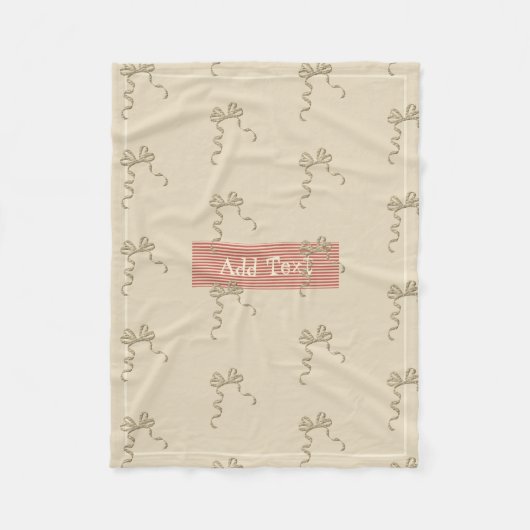 金ゴールドホリデーシーズンヴィベ フリースブランケット (正面)