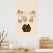 金ゴールドホリデーシーズンヴィベ ポスター (キッチン)