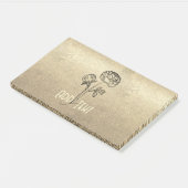 金ゴールドホリデーシーズンヴィベ ポストイット (アングル)