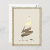 金ゴールドホリデーシーズンヴィベ ポストカード (正面/裏面)