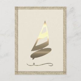 金ゴールドホリデーシーズンヴィベ ポストカード