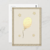 金ゴールドホリデーシーズンヴィベ ポストカード (正面/裏面)