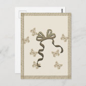 金ゴールドホリデーシーズンヴィベ ポストカード (正面/裏面)