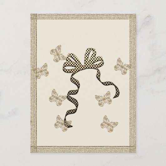 金ゴールドホリデーシーズンヴィベ ポストカード (正面)