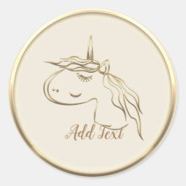 金ゴールドホリデーシーズンヴィベ ラウンドシール