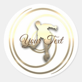 金ゴールドホリデーシーズンヴィベ ラウンドシール