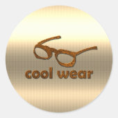 金ゴールドホリデーシーズンヴィベ ラウンドシール (正面)