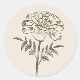 金ゴールドホリデーシーズンヴィベ ラウンドシール