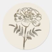 金ゴールドホリデーシーズンヴィベ ラウンドシール (正面)