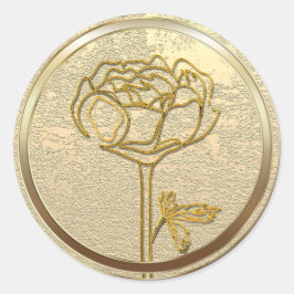 金ゴールドホリデーシーズンヴィベ ラウンドシール