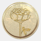 金ゴールドホリデーシーズンヴィベ ラウンドシール (正面)