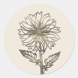 金ゴールドホリデーシーズンヴィベ ラウンドシール