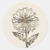 金ゴールドホリデーシーズンヴィベ ラウンドシール (正面)