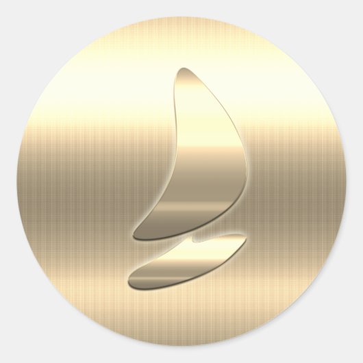 金ゴールドホリデーシーズンヴィベ ラウンドシール (正面)