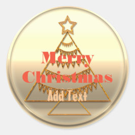 金ゴールドホリデーシーズンヴィベ ラウンドシール