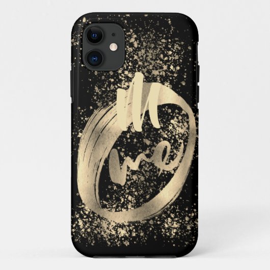 金ゴールドホリデーシーズンヴィベ Case-Mate iPhoneケース (裏面)