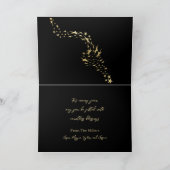 金ゴールドホリデースターツリー シーズンカード (内部)