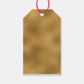 金ゴールドホリデースパークルダエレガントマスク ギフトタグ (裏面)
